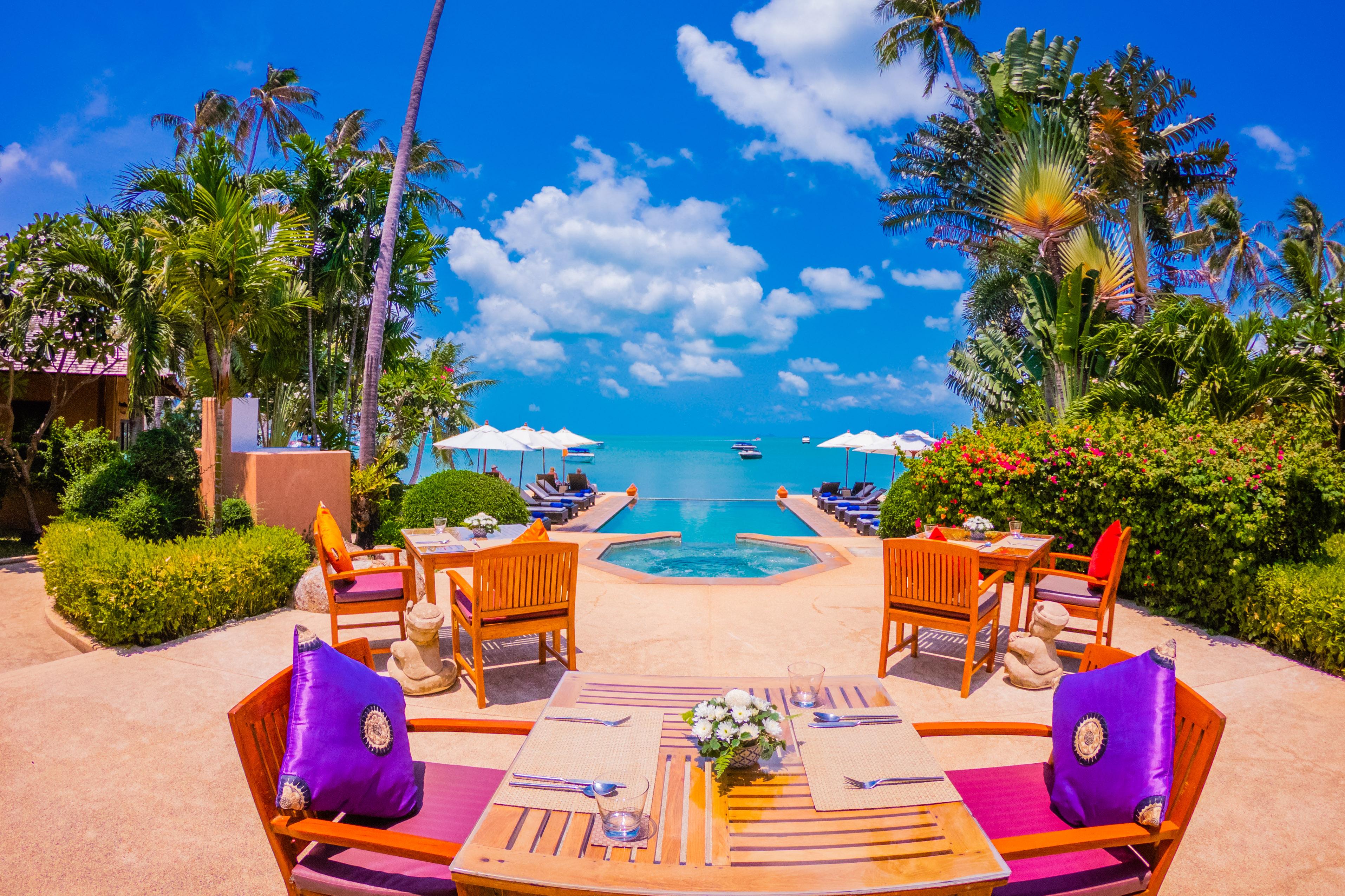 Saboey Resort And Villas Bophut Restaurant foto